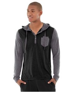 Chaz Kangeroo Hoodie-M-Black