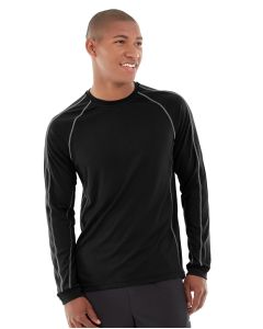 Deion Long-Sleeve EverCool&trade; Tee-M-Black